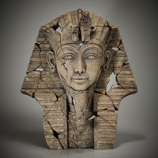 Tutankhamun Bust (Sands of Time) (Edge Sculpture by Matt Buckley) - Gallery Gifts Online 