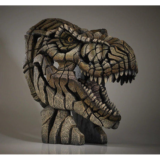 Tyrannosaurus Rex Bust Sculpture (Edge Sculpture by Matt Buckley) - Gallery Gifts Online 