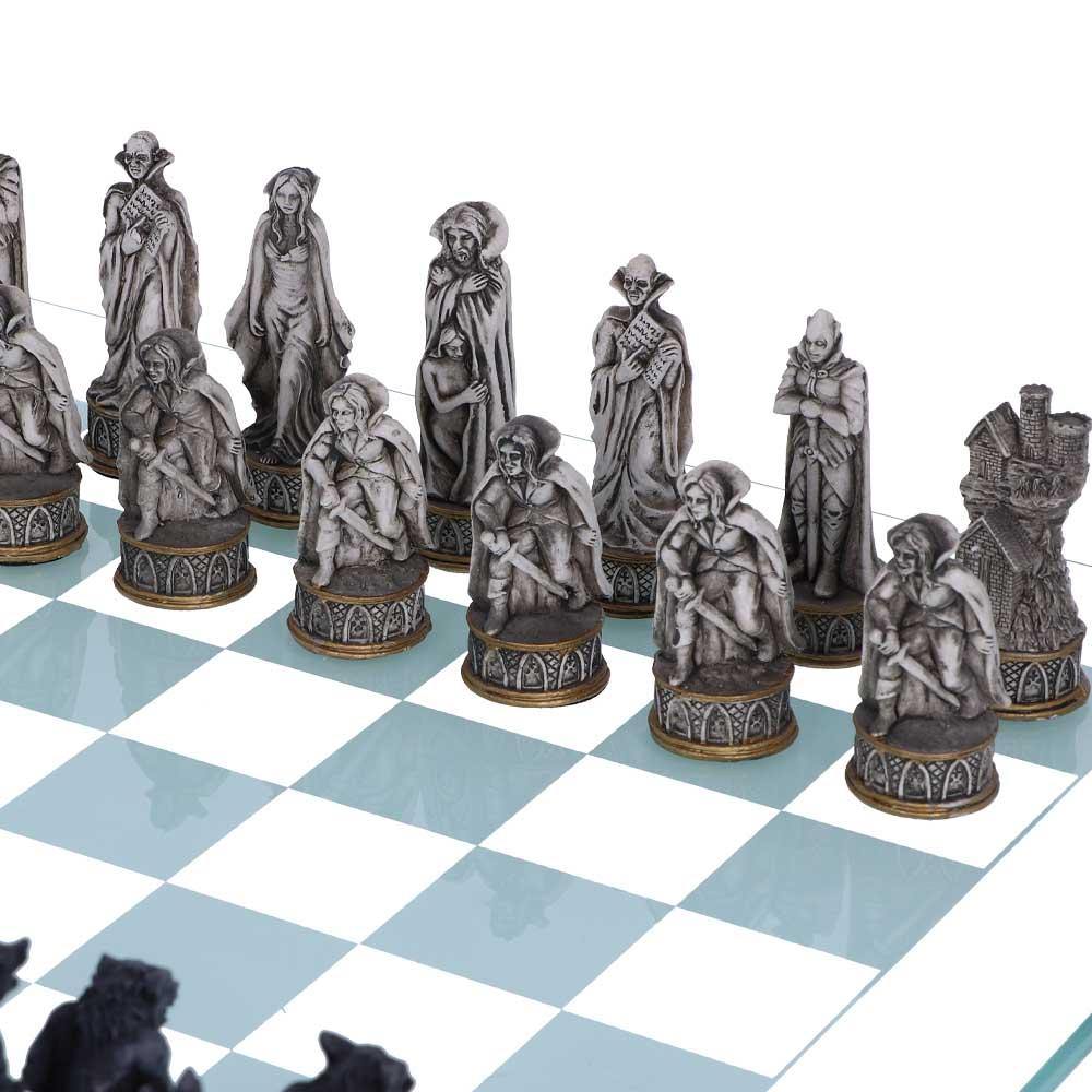 Vampire & Werewolf Chess Set (Nemesis Now) - Gallery Gifts Online 