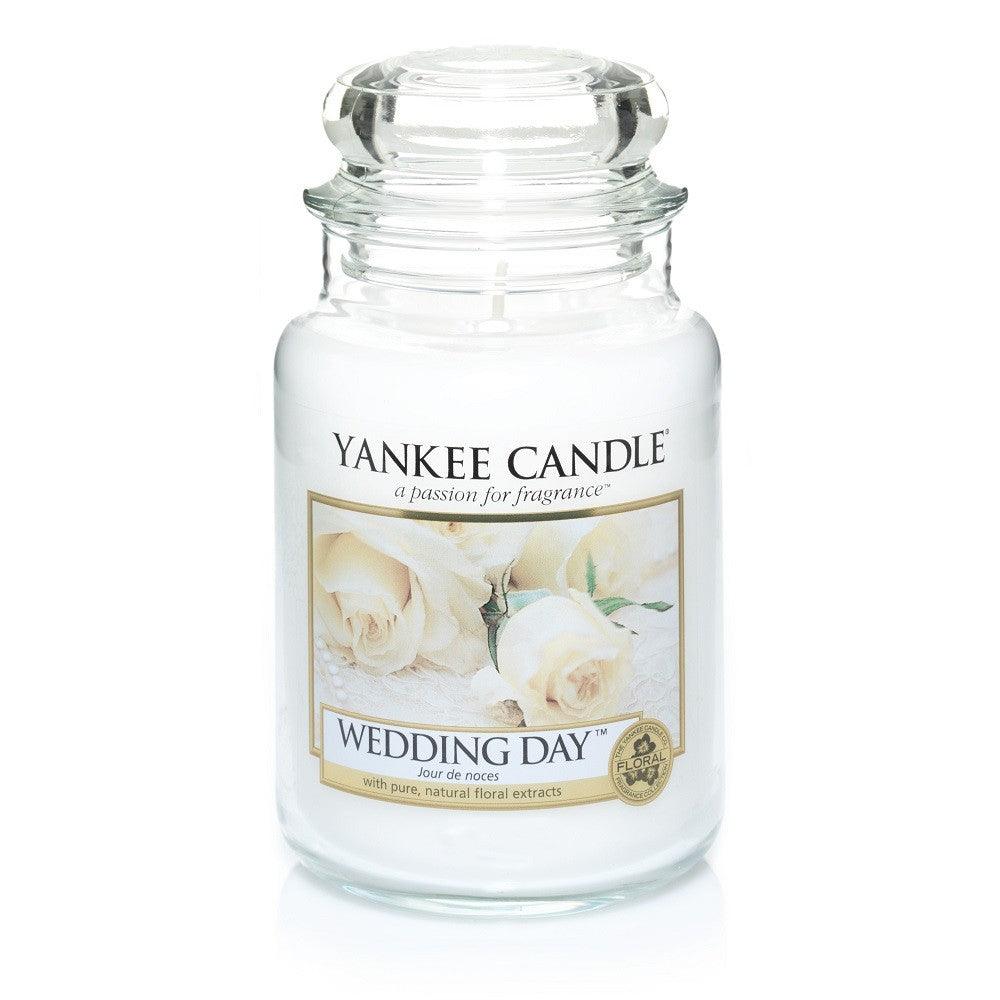 Wedding Day Large Jar (Yankee Candle) - Gallery Gifts Online 