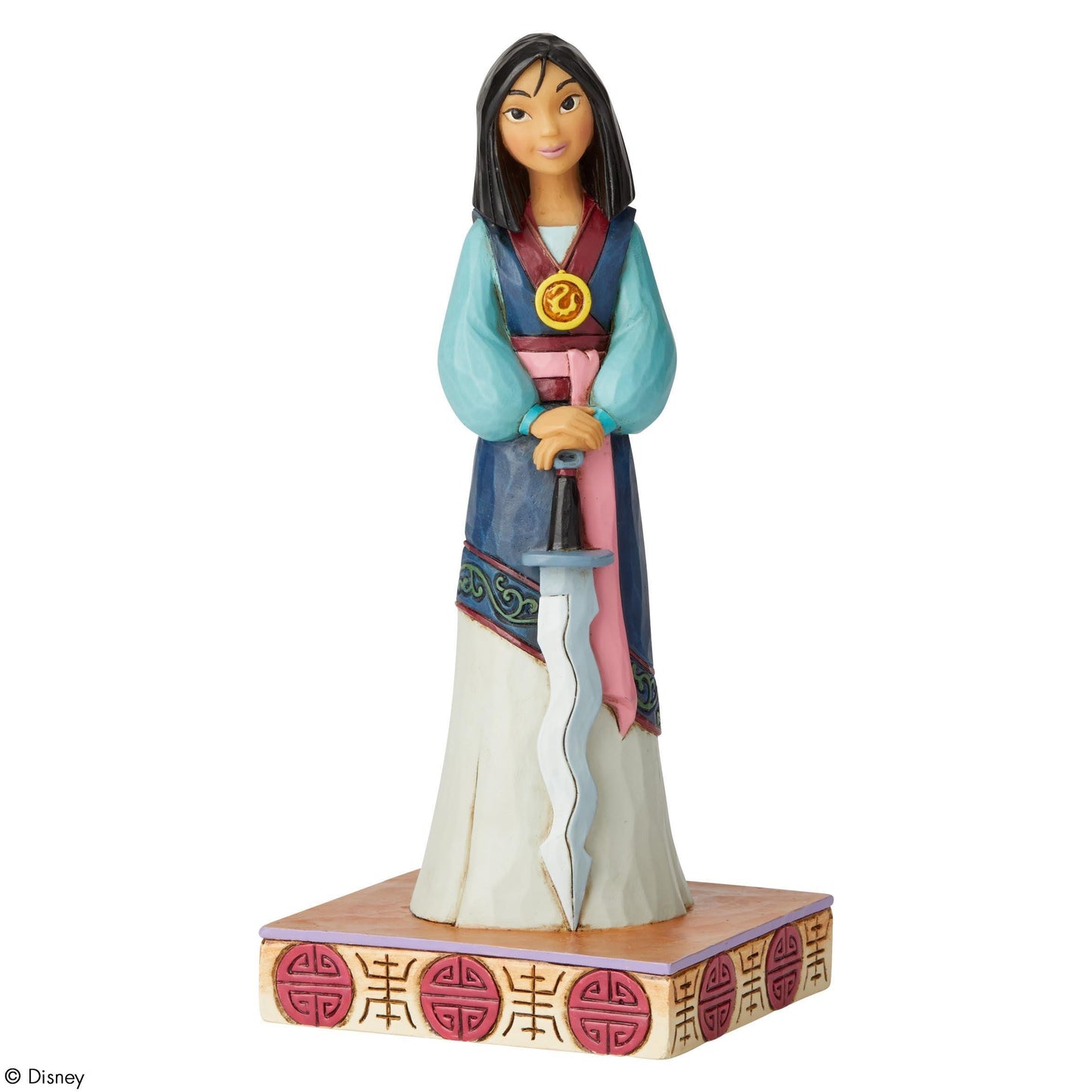 Winsome Warrior (Mulan Princess Passion Figurine) (Disney Traditions by Jim Shore) - Gallery Gifts Online 