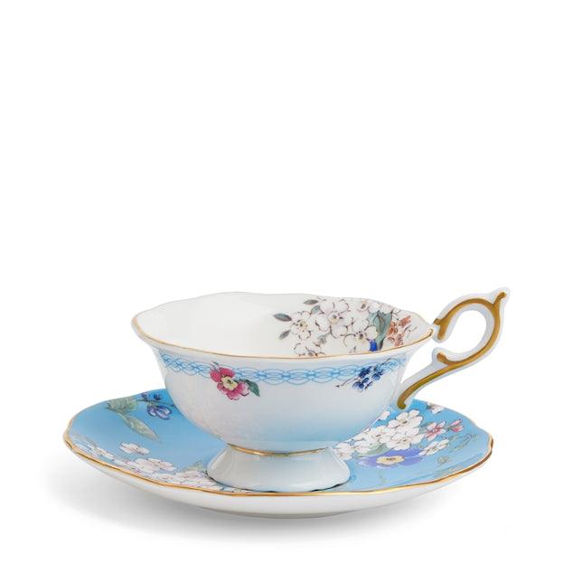 Wonderlust Apple Blossom Teacup and Saucer (Wedgwood) - Gallery Gifts Online 