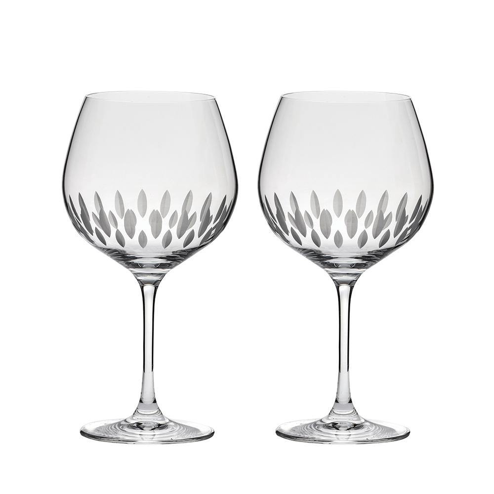 Zest Gin & Tonic Pair Copa Glasses (Royal Scot Crystal) - Gallery Gifts Online 